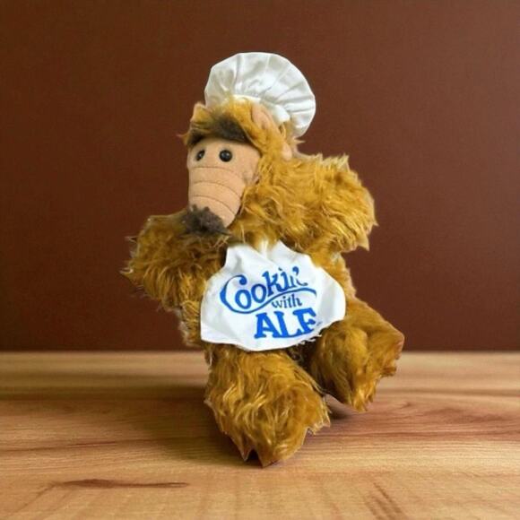 Vintage 1988 Alf Alien Hand Puppet/Golf Club Headcover Cookin With ALF 11" - Picture 1 of 6